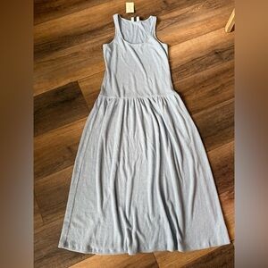 Universal Thread Light blue ribbed  Tank Maxi Dress oversized M easy fit Large